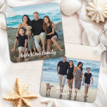 Custom 2 Photo Family Vacation Simple Personalized Keychain<br><div class="desc">Capture your cherished memories with our Double-Sided Photo Keychain, the perfect accessory to keep your loved ones close wherever you go. This modern and simple keychain is designed to hold two precious photos, allowing you to showcase your family, kids, pets, or any special moments that make your heart smile. Double-Sided...</div>
