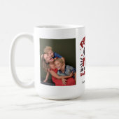 Custom 2 Photo Football Mom Mug | Zazzle