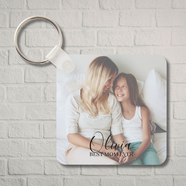 Custom 2 Photo Mom & Daughter Keychain (Creator Uploaded)