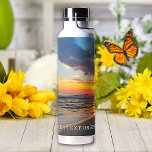 Custom 2 Photo Optional Text Personalized Water Bottle<br><div class="desc">Upload two photos, customize the text, and easily create your personalized water bottle. Click EDIT DESIGN, then select text to change the text color. You can TRANSFER this DESIGN on other Zazzle products and adjust it to fit most Zazzle items. Standard Studio designs are made in high-resolution graphics for professional...</div>