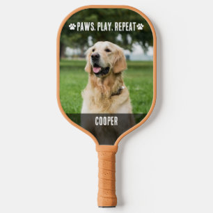 Custom 2 Photo Pet Dog Pickleball Paddle