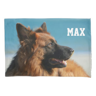 Custom 2 Photos and Name Family Member Pillow Case