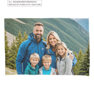Custom 2 Photos Family Pillow Case
