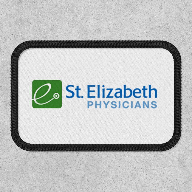 Custom 2 Rectangle Business Logo Simple Minimalist Patch (Front)