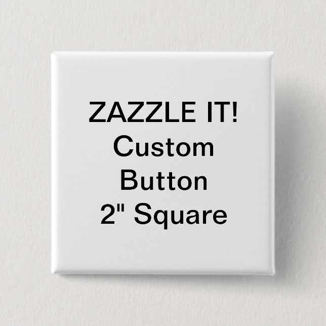 Custom 2" Square Button Badge Pin Blank Template (Front)