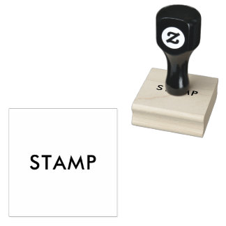 Custom 2" x 2" rubber stamp