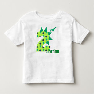 Custom 2nd Birthday Dinosaur Shirt