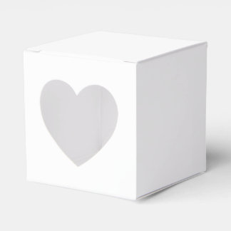 Custom 2x2 Favor Box With Heart