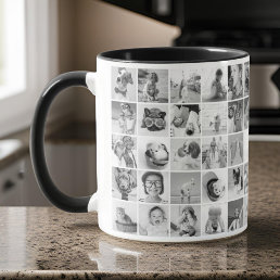 Custom 30 Photos Modern Family and Pet Mug
