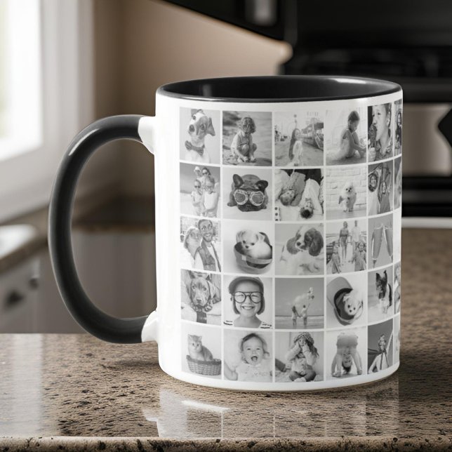 Custom 30 Photos Modern Family and Pet Mug (Creator Uploaded)