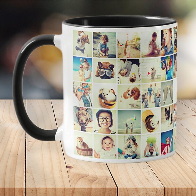Custom 30 Photos Modern Family and Pet Mug (Creator Uploaded)