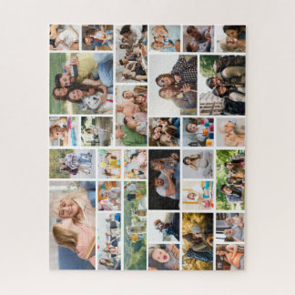 Custom 31 Photo Collage 520pcs Medium-Difficult Jigsaw Puzzle