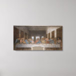 Custom 32x16 Leonardo&#39;s Da Vinci Last Supper Canvas Print at Zazzle