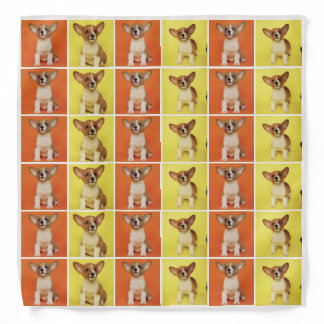 Custom 36 Photo Collage Your Pet Dog Picture On Bandana
