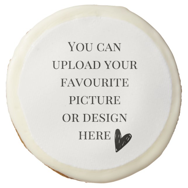 Custom 3.5" sugar cookie (Front)