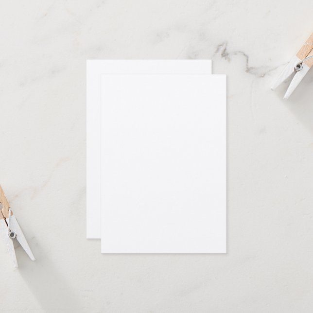 Custom 3.5" x 5" Kraft | Eco-Friendly Matte Invitation (Front/Back In Situ)