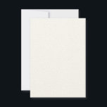 Custom 3.5" x 5" Rustic Felt Ecru Invitation Card<br><div class="desc">Elevate Your Special Occasions with Custom 3.5" x 5" Felt Ecru Invitations. Create stunning, personalized invitations for all your memorable events with our premium 3.5" x 5" Felt Ecru cards. These luxurious invitations feature a warm, rich cream finish and an embossed woven texture, reminiscent of high-quality watercolor paper. With a...</div>