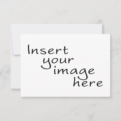 Custom 3.5x5.5" RSVP card