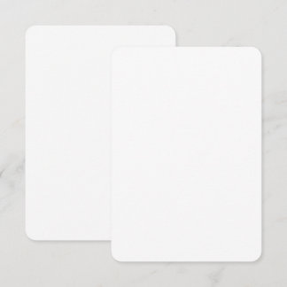 Custom 3.5x5 Matte Invitations | Rounded Corners