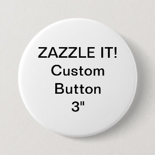 Custom 3" Button Badge Pin Blank Template