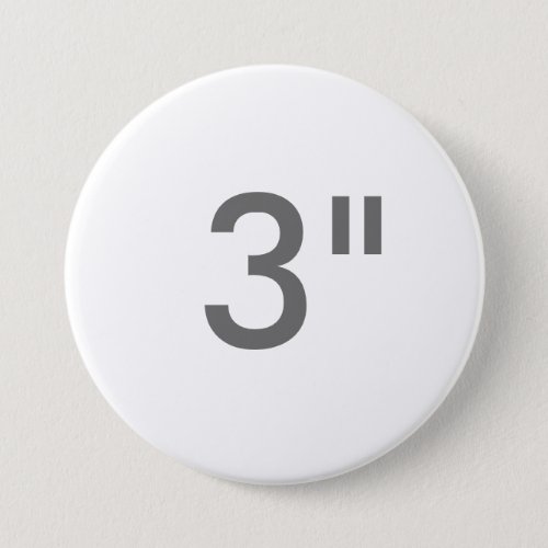 Custom 3 Inch Large Round Badge Blank Template Button