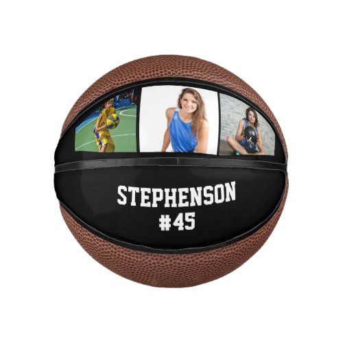 Custom 3_Photo Basketball Ball