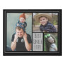Custom 3 Photo Collage Best Uncle Ever    Faux Canvas Print