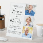 Custom 3 Photo Heaven Remembrance Wedding Memorial