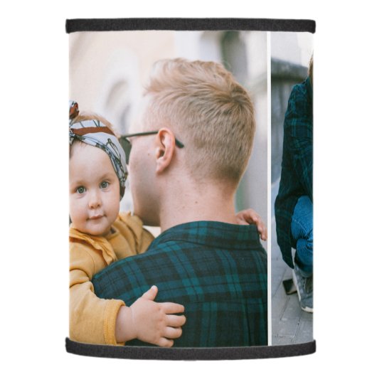 Custom 3 Photo Lamp Shade (Left)