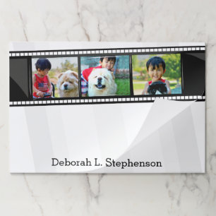 Custom 3 Photo Personalized Color Picture Desk Mat