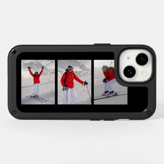 Custom 3 Photo Template Collage Speck iPhone Case (Horz)