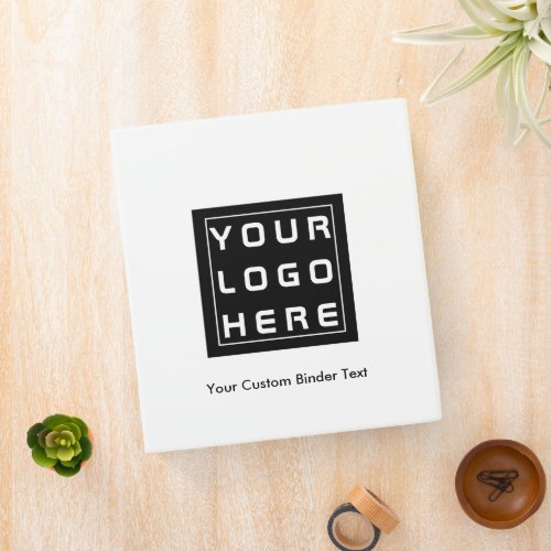 Custom 3_Ring Binder with Business Logo No Minimum