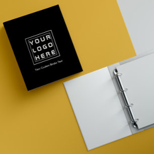 Custom 3-Ring Binder with Business Logo No Minimum