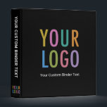 Custom 3-Ring Binder with Business Logo No Minimum<br><div class="desc">Personalize this Avery 3-ring binder with your company logo and custom text. Custom printed binders are ideal for employee handbooks,  presentations,  and other essential documents for business. Available in 1 inch,  1.5 inch,  and 2 inch spine. No minimum order quantity and no setup fee.</div>