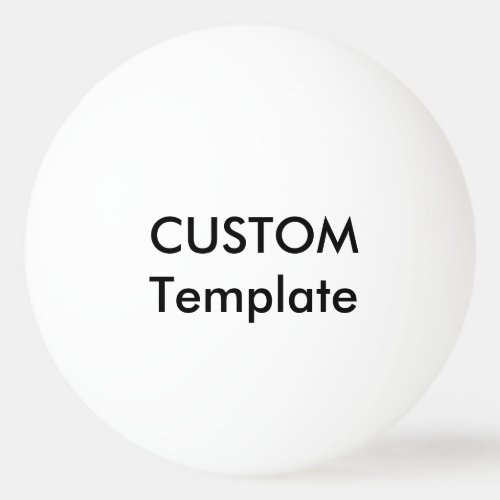 Custom 3 Star Ping Pong Table Tennis Ball