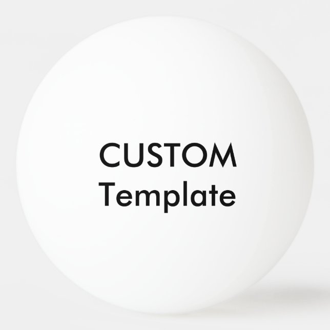 Custom 3 Star Ping Pong Table Tennis Ball (Front)