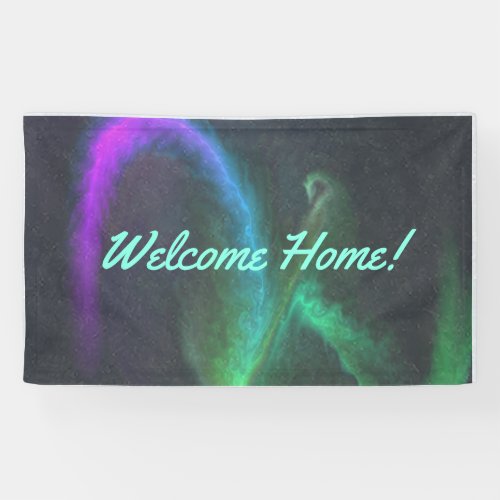 Custom 3 x 5 Welcome Home Vinyl Banner _ Person