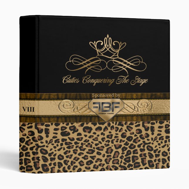 Custom 3a- 3 ring binder (Front/Spine)