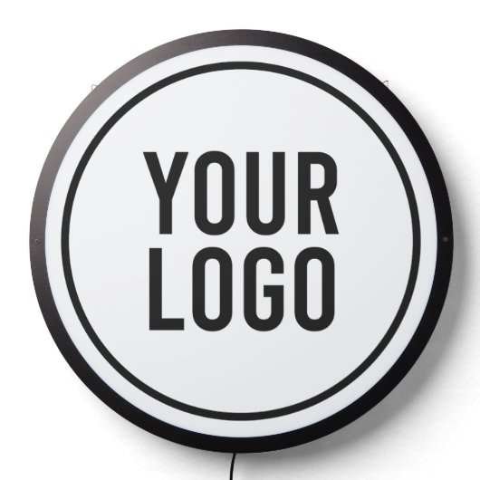 Custom 3D Backlight Illuminated Logo LED Sign (Lights Off)