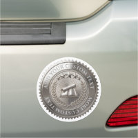 Custom 3D editable Silver foil certificate seal