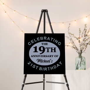 Custom 40th Birthday Humor Foam Board