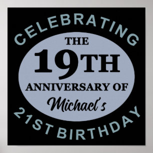 Custom 40th Birthday Humor Poster