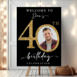 Custom 40th Birthday Party Welcome Sign 40th Birth<br><div class="desc">Custom 40th Birthday Party Welcome Sign 40th Birthday Celebration 40th Birthday Party Decoration Personalized Birthday Party Welcome Sign. 40th Birthday Sign, Printable 40th Birthday Signs, 40th Birthday Banner Backdrop, Happy 40th Birthday Decor, 40th Birthday Banner Black, Forty and Fabulous Sign, 40th Birthday Foam Board, 40th Birthday Table Sign, 40th Bday...</div>