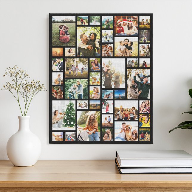 Custom 42 Photo Collage Canvas Print (Creator Uploaded)