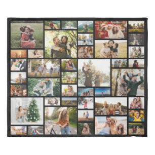 Custom 42 Photo Collage Duvet Cover
