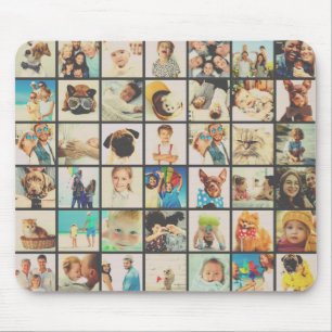 Custom 42 Photos Modern Family & Pet Memories Mouse Pad