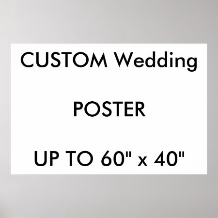Custom 48" X 32" Poster Thick Landscape