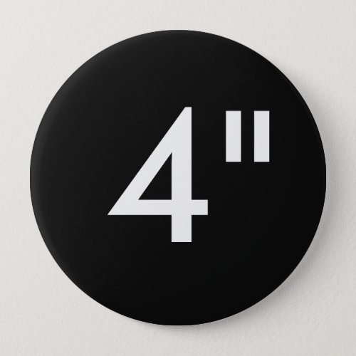 Custom 4 Inch Huge Round Badge Blank Template Button