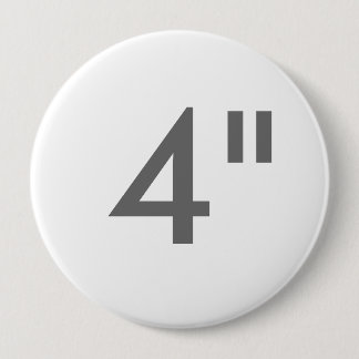 Custom 4" Inch Huge Round Badge Blank Template Pinback Button