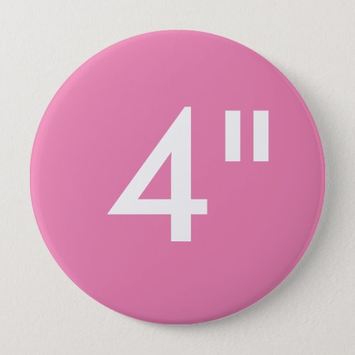 Custom 4 Inch Huge Round Button Blank Template